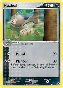 Nuzleaf Legend Maker card
