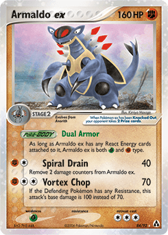 2006 Legend Maker Armaldo ex #84