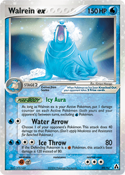 Walrein ex Legend Maker card