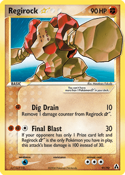 Regirock ★ Legend Maker card