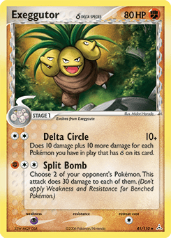2006 Holon Phantoms Exeggutor δ #41