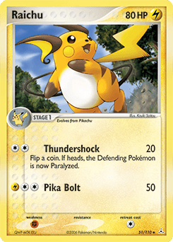 2006 Holon Phantoms Raichu #51
