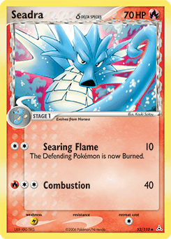 Seadra δ Holon Phantoms card