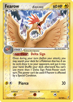 Fearow Crystal Guardians card