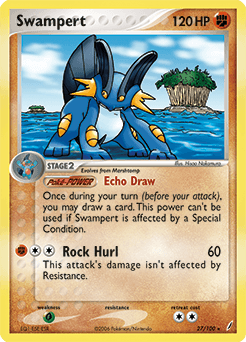 Swampert Crystal Guardians card