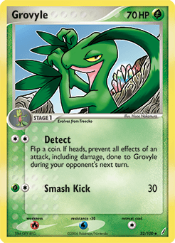 Grovyle Crystal Guardians card