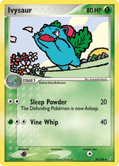 Ivysaur Crystal Guardians card