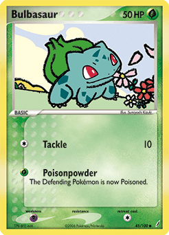 2006 Crystal Guardians Bulbasaur #45