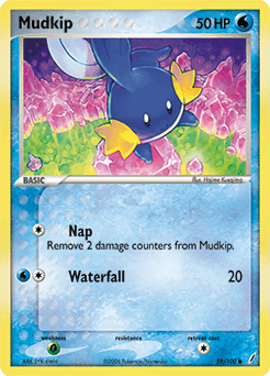 2006 Crystal Guardians Mudkip #58