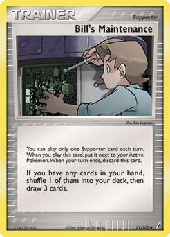 Bill's Maintenance Crystal Guardians card