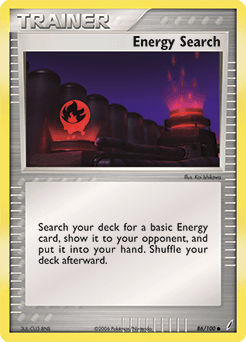 Energy Search Crystal Guardians card
