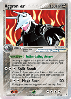 Aggron ex Crystal Guardians card