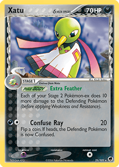 2006 Dragon Frontiers Xatu δ #25
