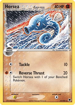 2006 Dragon Frontiers Horsea δ #31