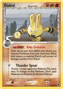 Elekid Dragon Frontiers card
