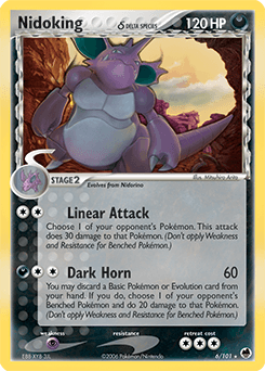 Nidoking Dragon Frontiers card