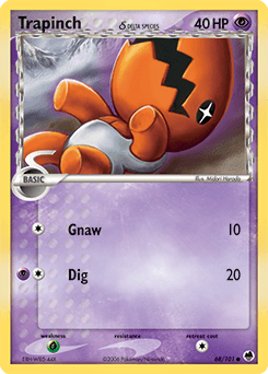 2006 Dragon Frontiers Trapinch δ #68
