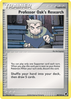 Professor Oak's Research Dragon Frontiers card