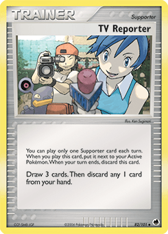 TV Reporter Dragon Frontiers card