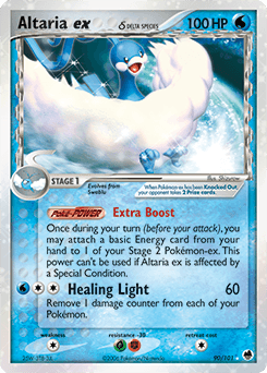 Altaria ex Dragon Frontiers card