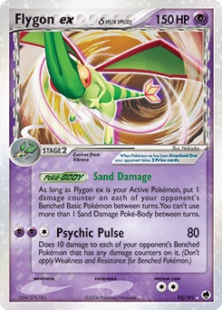 Flygon ex Dragon Frontiers card