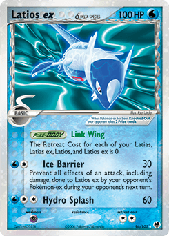 Latios ex δ Dragon Frontiers card