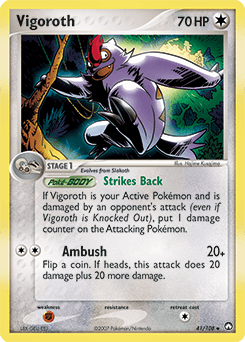 Vigoroth Power Keepers card
