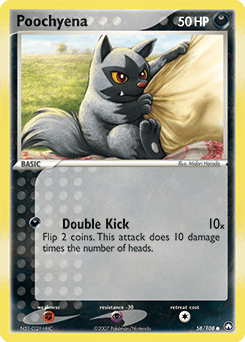 2007 Power Keepers Poochyena #58
