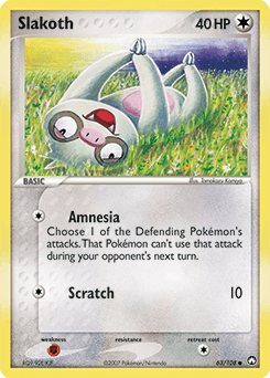 Slakoth Power Keepers card