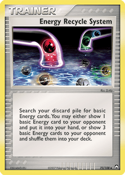 Energy Recycle System Power Keepers card