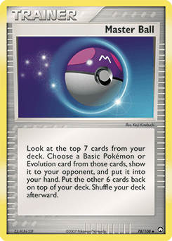 Master Ball Power Keepers card
