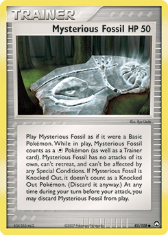 Mysterious Fossil Power Keepers card