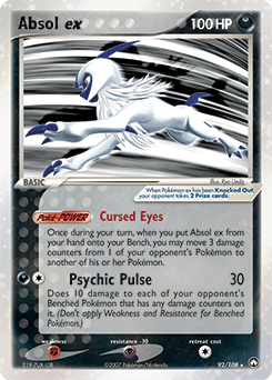 Absol ex Power Keepers card