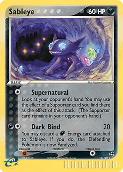 Sableye Sandstorm card