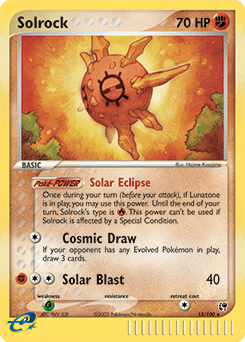 Solrock Sandstorm card