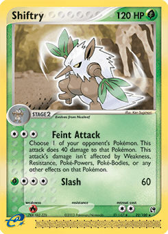 Shiftry Sandstorm card