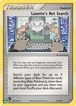 Lanette's Net Search Sandstorm card