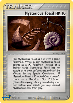 Mysterious Fossil Sandstorm card