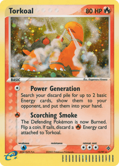 Torkoal Dragon card