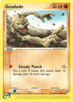 Geodude Dragon card