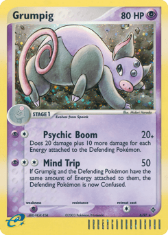 Grumpig Dragon card