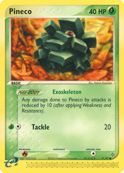 Pineco Dragon card