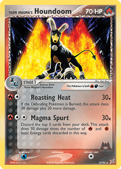 2004 Team Magma vs Team Aqua Team Magma's Houndoom #10
