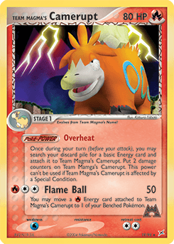 2004 Team Magma vs Team Aqua Team Magma's Camerupt #19