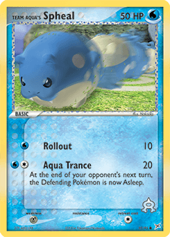 Team Aqua's Spheal Team Magma vs Team Aqua card