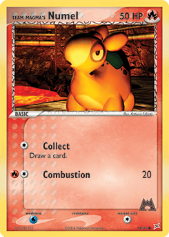 Team Magma's Numel Team Magma vs Team Aqua card