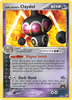 Team Magma's Claydol Team Magma vs Team Aqua card