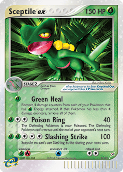 Sceptile ex Team Magma vs Team Aqua card