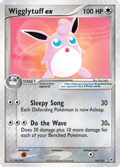 Wigglytuff ex Hidden Legends card