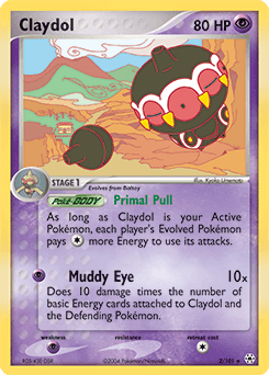 Claydol Hidden Legends card